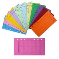 24 Color Budget Envelopes with Punch Hole Thicker Cash Envelope System Savings Money Organizer Envelopes