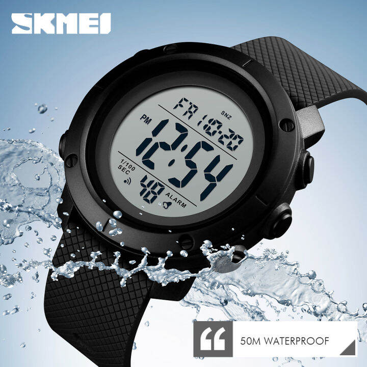 skmei-1416นาฬิกาสปอร์ตผู้ชายหรูหรากันน้ำอิเล็กทรอนิกส์นาฬิกานาฬิกาปลุกแฟชั่นผู้ชายนาฬิกาข้อมือดิจิตอล-rel-gio-masculino