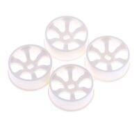 4pcs White Wheel Rims RC Accessories for WLtoys K969 K989 P929 1/28  Rally Model Cars Electrical Connectors