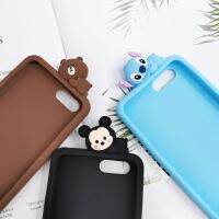 เคสซิริโคนลายการ์ตูนหัวเกาะ รุ่น iphone6 6s 6plus 7plus A10 A10s A3s A37 A5s A7 A1k F9 F11pro  S1 y95 y93 y91i