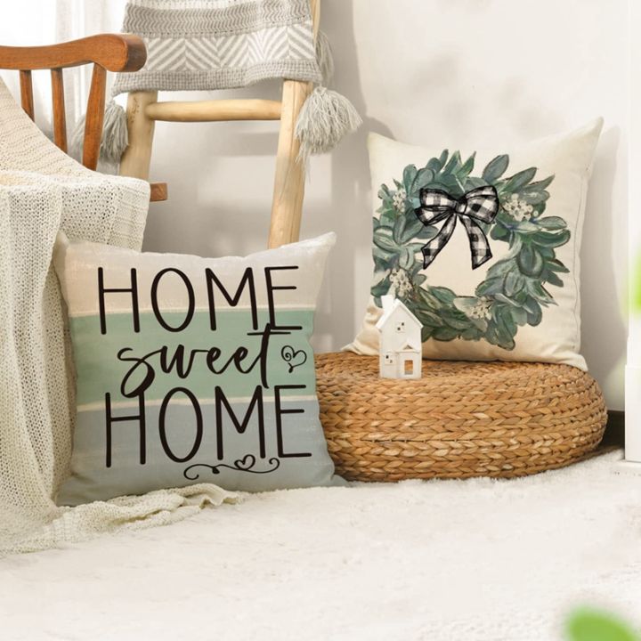 set-of-4-spring-pillow-covers-spring-decorations-eucalyptus-farmhouse-throw-pillow-cushion-case-18-x-18-for-couch
