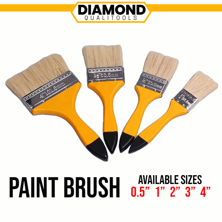 DiamondQualiTools PAINT BRUSH Sizes 1/2" 1" 2" 3" 4" Multipurpose