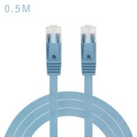 0.5/1/2/3/5/8/10/15เมตรความเร็วสูง UTP CAT 6สายเครือข่ายอีเธอร์เน็ต Gigabit แบน RJ45สาย Patch LAN สำหรับเราเตอร์แลปท็อปพีซี