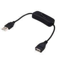 KOKINGTAIPAN ฮาร์ดดิสก์ เครือข่าย สายไฟ โคมไฟ USB พาวเวอร์ซัพพลาย วัสดุทองแดง สายต่อ USB อะแดปเตอร์ USB ชายกับหญิง สาย USB พร้อมสวิตช์