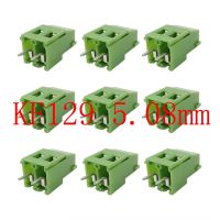 10ชิ้น Kf129สีเขียว2ขา2 P Pitch 5.08มม. ขั้วต่อบล็อกสกรูขั้ว Pcb เข็มตรง