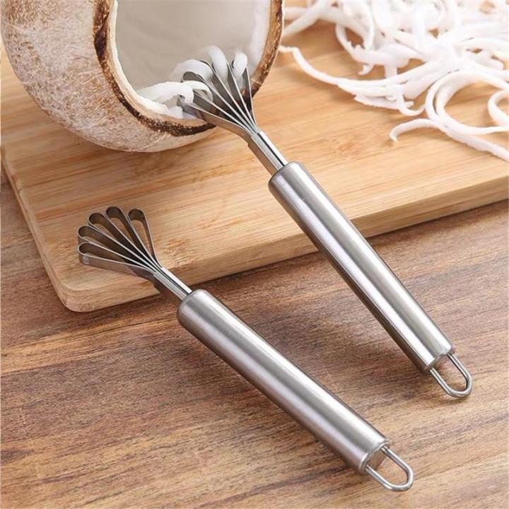 Free Gift】Stainless Steel Coconut Shaver Kitchen Fruit Tools Fish