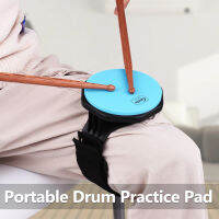 Guitto แบบพกพากลอง Practice Pad Stand Holder ซิลิกาเจลกลอง Pad สายคล้องขาเด็กผู้ใหญ่ Percussion Instrument กลองอุปกรณ์เสริม