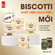 Bánh BISCOTTI Cao Cấp Phiên Bản Hộp Giấy Thương Hiệu Gạch Đỏ 250gr