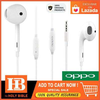 หูฟังOPPOแท้100% OPPO หูฟัง In-ear Headphones รุ่น MH135 Oppo เเละ Android earphone for R9s r9s plus R11 plus A57 R7 R9 A59 A77