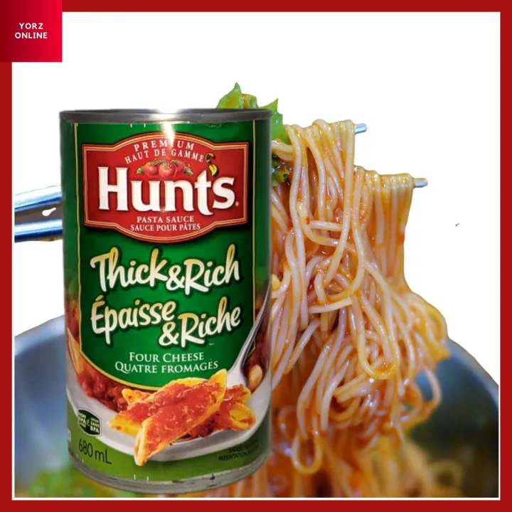 HUNTS PREMIUM PASTA SAUCE/ THICK & RICH/ FOUR CHEESE / 680 mL /CANADA