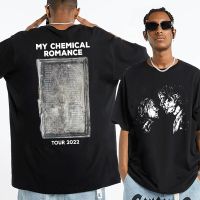 Rock Band My Chemical Romance 2022 Tour T-shirts Men and Punk Gothic Cotton Short Sleeve Tee Shirt Oversized Hip Hop Tops XS-4XL-5XL-6XL