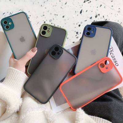 เคสTPU ขอบสีหลังขุ่น INFINIX รุ่น SmartHD Hot8 Hot9 Hot9play Hot10 Hot10play Hot11T Hot12 Hot12i Hot12play Smart5 Smart6 Smart4 Smart5pro