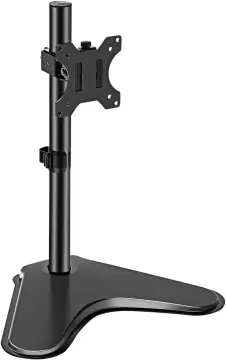 EVEO Premium Single Monitor Mount - 17 to 32 inch Single Monitor Arm Desk  Mount, Adjustable Spring Monitor Stand, VESA Monitor Mount for Computer