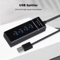 【CW】 4 Ports USB Hub Splitter 3.0 Extension Data Transfer 5Gbps Super Speed Charging Multiple Expander