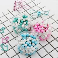 TUTU little sweety 150pcs/Set New Office Thumbtacks PushPins Metal Pin Office School Supplies Cork Wall Nails Photo Wall H0027 Clips Pins Tacks