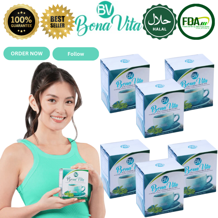 Bonavita 8in1 Coffee 10 sachetsx15 g per box AntiOxidant, Lowers blood