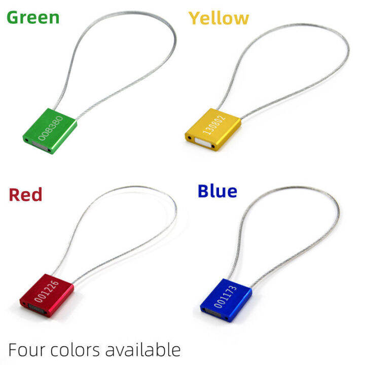 Security Seals Leadseals(R) 200 Blue Steel Cable Seals Metal