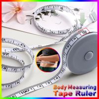 Body Measuring Tape Automatic Telescopic Tape Measuring Ruler Film Body Metric Centimeter Tape 150cm/60Inch Sewing Tailor Meter