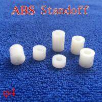 【☊HOT☊】 cili96969 M4 Abs Rround Spacer Standoff สแตนด์ออฟพลาสติกไนล่อนสีขาวที่ไม่ใช่เกลียวแหวนรองแยกตัวกลวงรอบ