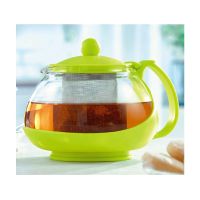 750ML plastic glass tea and coffee pot glass tea pot tea glass teapot with infuser kettle pot.