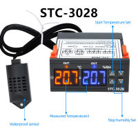 Digital Thermostat Temperature Controller STC-3008 STC-3028 Thermometer Sensor Hygrometer 12V 24V 220V 50off