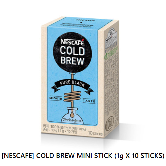 [NESCAFE] COLD BREW MINI STICK (1g X 10 STICKS) COFFEE STICKS instant