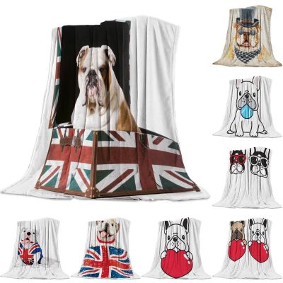 （in stock）Blanket, Bulldog box, flag box, animal shaped blanket, British blanket, soft sofa, queen size bed（Can send pictures for customization）
