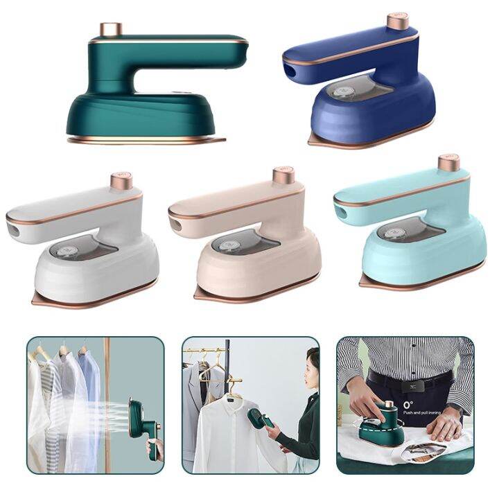 Professional Mini Steam Iron Handheld Portable Garment Steamer Dry Wet