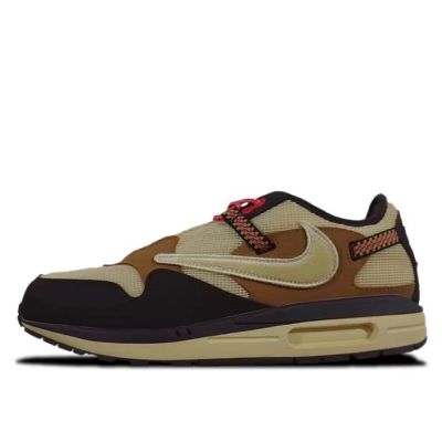 [HOT] Original✅ NK* Travs- Scot- x Ar* Maxss- 1 Barb Black And Brown Mens And Womens Running Shoes Couple Casual Sports Shoes {Limited time offer}