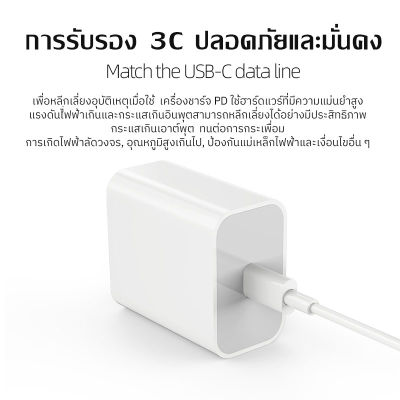 RH ❄【รับประกัน 1 ปี】จัดส่งจากประเทศไทย Fast Charge 20W สายชาร์จ หัวชาร์จ หัวชาร์จคุณภาพสูง type-c ที่ชาร์จเร็วสำหรับ♟