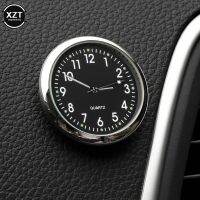 ❐✱◕ In-Car Mini Luminous Car Clock Automobiles Internal Stick-On Watch Mechanics Quartz Clocks Auto Ornament 40mm 43mm Digital Clock