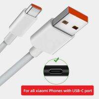 สายดาต้าชาร์จไวสายชาร์จแบตเตอรี่ลูกดอกพิเศษ66W 6A,สายดาต้า USB ชนิด C สำหรับ Xiaomi Poco M3 X3 NFC F2 Mi 11 9 Samsung OPPO Huawei