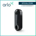 ARLO AVD2001B Essential Wire-free Video Doorbell | HD Video Quality, 2-Way Audio, Package Detection | Motion Detection and Alerts | Built-in Siren | Night Vision | Easy Installation. 