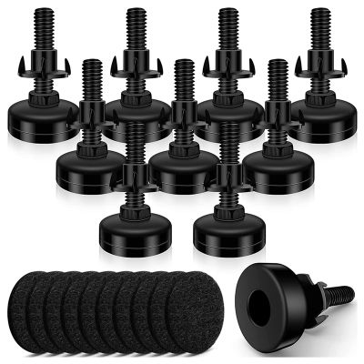 Adjustable Furniture Leveling Feet,Adjustable Leg Levelers for Cabinets Sofa Tables Chairs Raiser,with T- Nut Kit