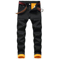 Denim Designer Jeans Black Blue For Men Size 28-38 40 42 2022 Autumn Winter Plus Velvet HIP HOP Punk Streetwear