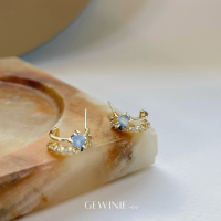 Gewinie.co - baby blue geminie earring ต่างหูพลอยฟ้า