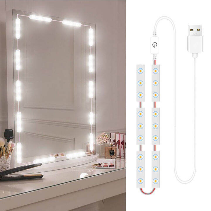 LED Makeup Mirror Lights Dimmable Touch Control Vanity Mirror Lights
