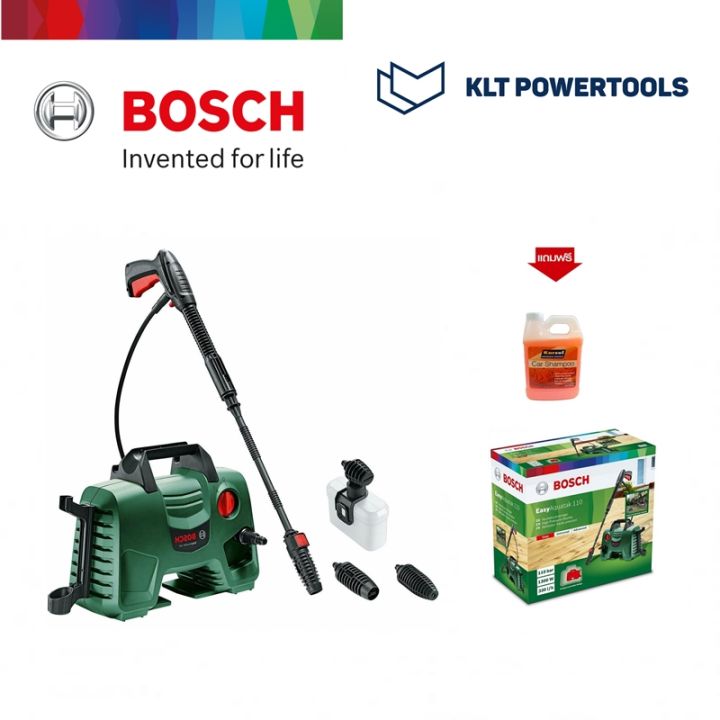 bosch-เครื่องฉีดน้ำแรงดันสูง-110-บาร์-แถมฟรีแชมพูล้างรถ-car-wash