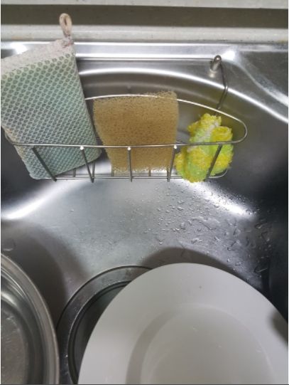 แผ่นใยล้างจานและเครื่องครัว-ผ้าล้างจานเกาหลี-woori-susemi-scouring-pads