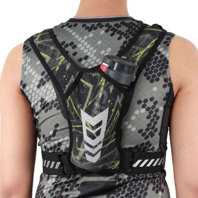 Running Vest Chest Phone Holder Reflective Workout Gear Sport Water Bag Backpack Cycling Trail Hydration Knapsack Water Rucksack