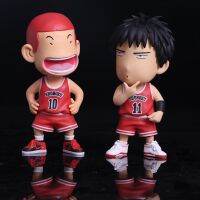 อะนิเมะ Slam Dunk Yingmuhuadao Rukawa Kaede หัวเคลื่อนย้ายได้ตุ๊กตาโมเดลของขวัญตกแต่งรถ