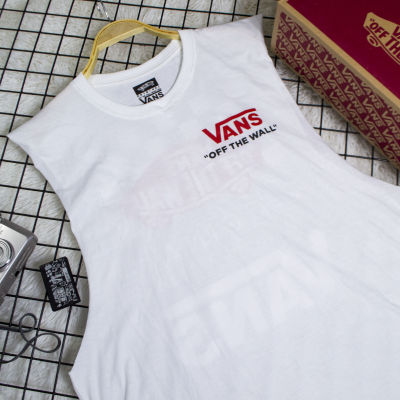 เสื้อเเขนกุดVANS เนื้อผ้าดีใส่สบายผลิตจากไทยจัดส่งไวมีบริการเก็บเงินปลายทาง