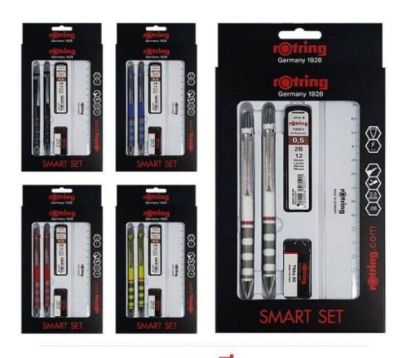 Rotring ชุดดินสอกด+ปากกา(5ชิ้น/ชุด) รุ่น Tikky Smart Set (คละสี) 8854556025527