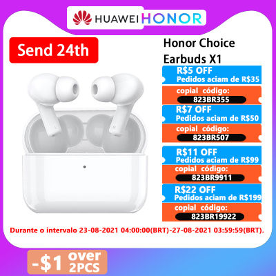 New Honor Choice TWS Wireless Bluetooth 5.0 Earphones Earbuds Noise Cancellation Dual microphone calls SBC & AAC 24H Playtime
