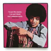 Michael Jackson #1 MJ ไมเคิล แจ็คสัน นักร้อง รูปภาพ​ติดผนัง pop art พร้อมกรอบและที่แขวน กรอบรูป คำคม แต่งบ้าน ของขวัญ ของสะสม รูปภาพ