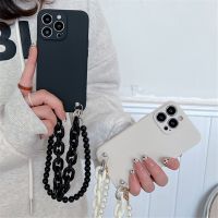 Korea Acrylic Bracelet Chain Phone Case For Xiaomi Mi POCO X3 NFC 11 Lite Redmi Note 10 Pro Max 10S 10 9S 8T 8 7 Pro Soft Cover Phone Cases