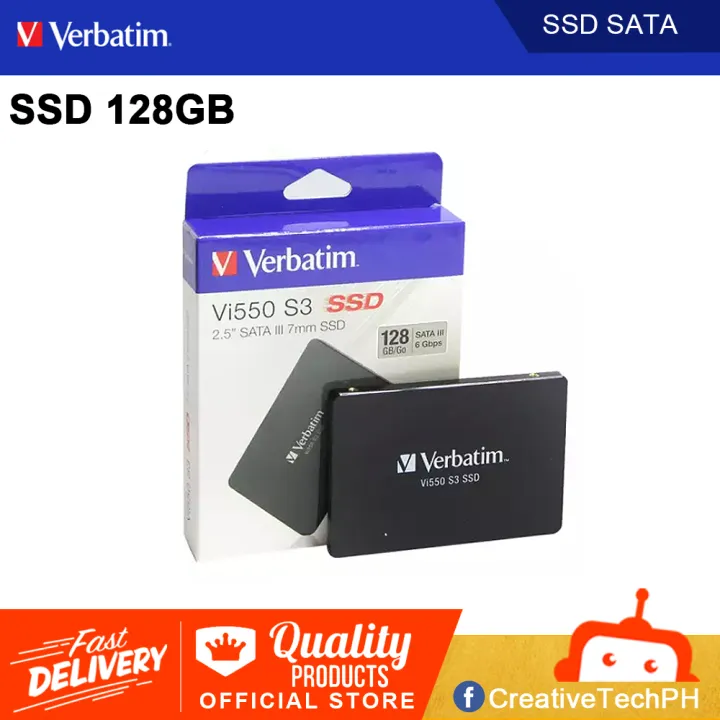 wrestling Go through latitude Verbatim 128GB Internal SSD Vi550 SATA III 2.5” | Lazada PH