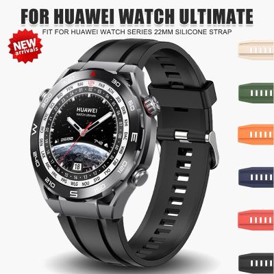 สายซิลิโคน22มม. ล่าสุดสำหรับนาฬิกา Huawei สุดยอดสายนาฬิกาเปลี่ยนได้อัจฉริยะสร้อยข้อมือ Correa สำหรับ Huawei GT2 GT3 Pro 46มม. CarterFa