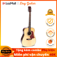 Đàn guitar acoustic DGAG-120D gỗ Hồng Đào, dáng D cho âm thanh tốt