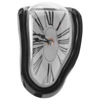 Surreal Melting Distorted Wall Clocks Surrealist Salvador Dali Style Wall Watch Decoration